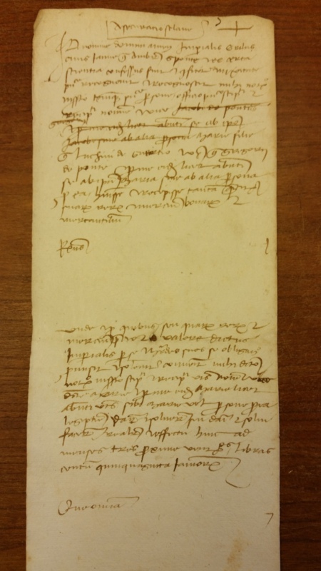 Notai antichi 889, II, nr. 7, col. 1