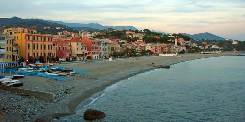 Celle Ligure, view from the shorline