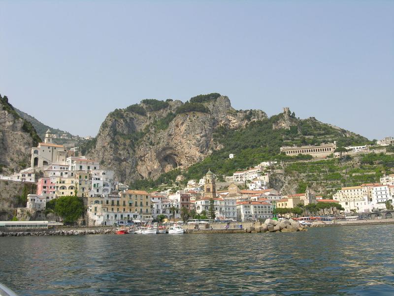 Amalfi viewed from the sea