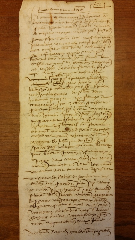 Notai antichi 889, I, nr. 322, col. 1