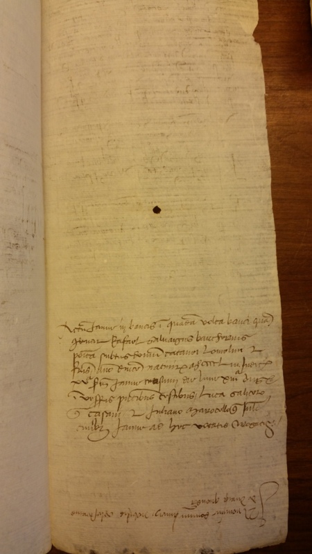 Notai antichi 888, I, nr. 109, col. 4