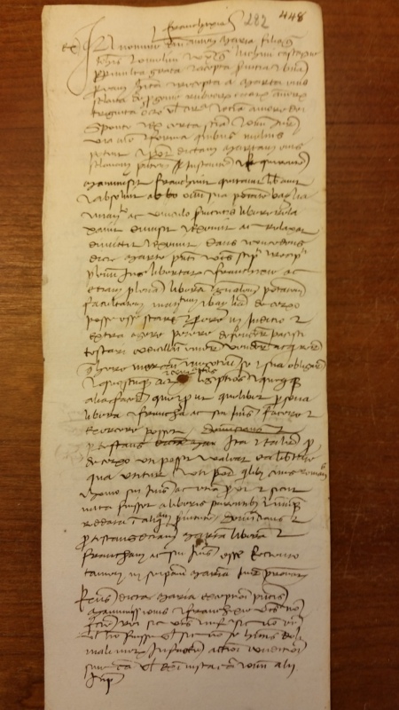 Notai antichi 892, nr. 282, col. 1