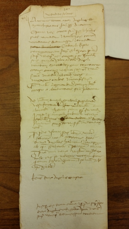 Notai antichi 890, II, nr. 287, col. 1