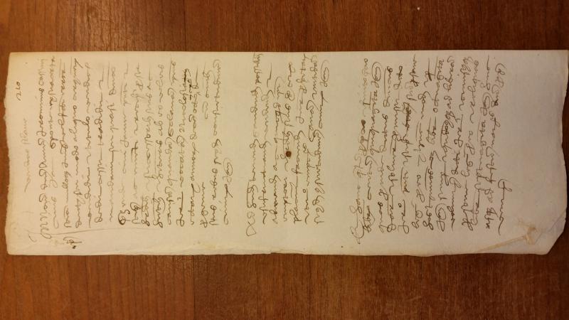 Notai antichi 716, I, nr. 210, col. 1
