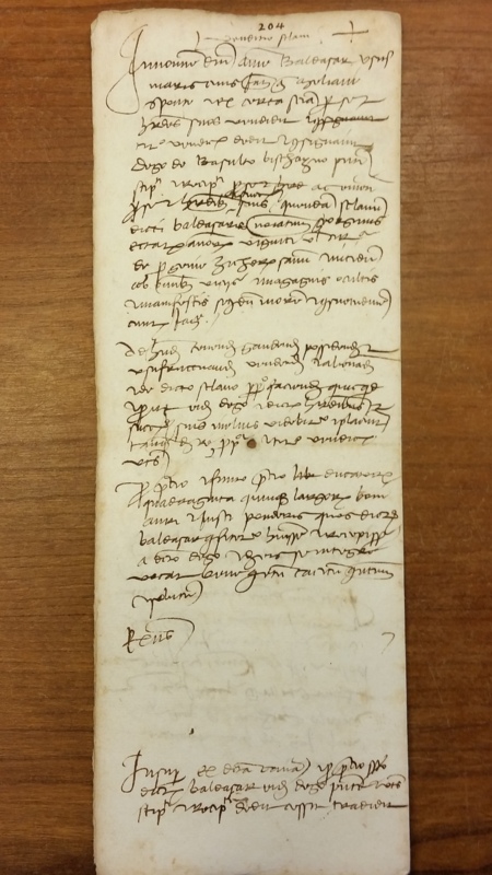Notai antichi 890, I, nr. 204, col. 1