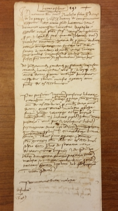 Notai antichi 890, I, nr. 297, col. 1
