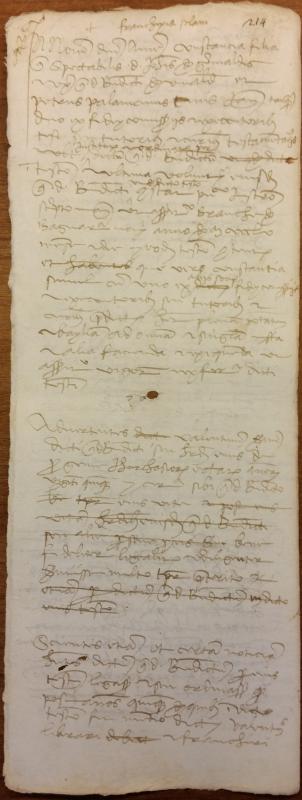 Notai antichi 719, I, nr. 214, col. 1