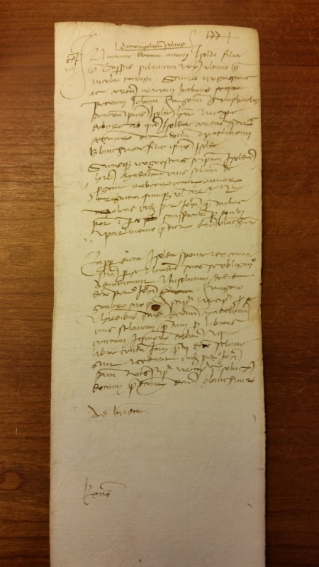 Notai antichi 891, I, nr. 177, col. 1