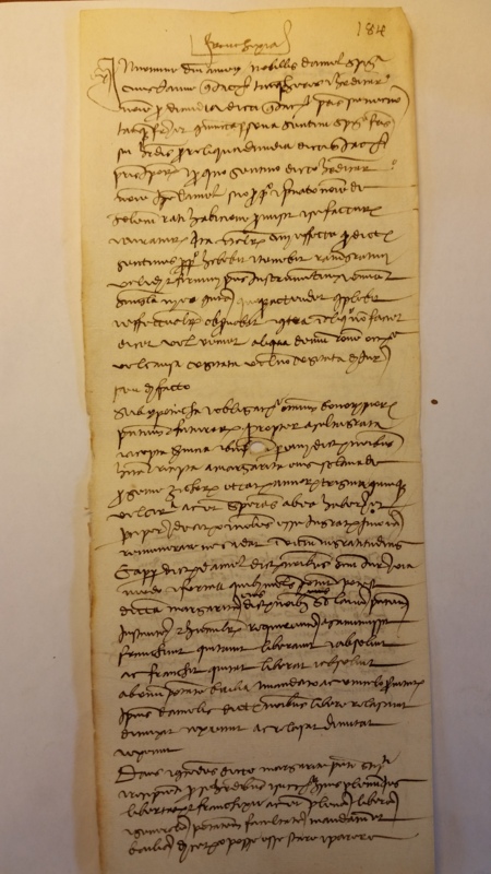 Notai antichi 893, I, nr. 184, col. 1