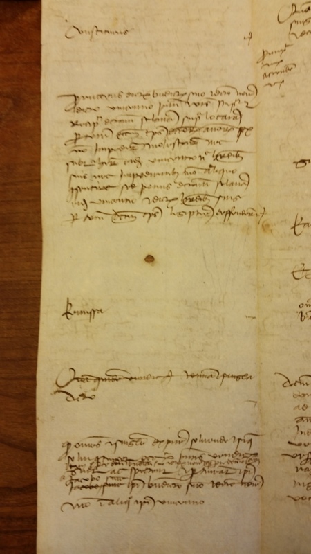 Notai antichi 889, I, nr. 322, col. 3