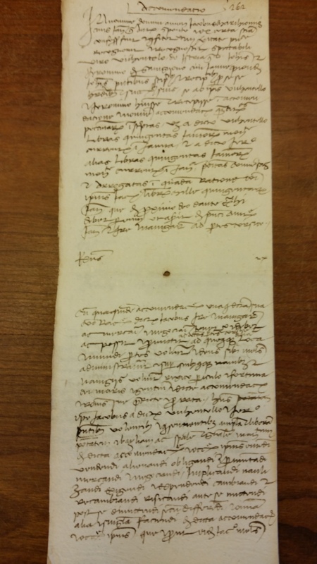 Notai antichi 889, II, nr. 261, col. 2