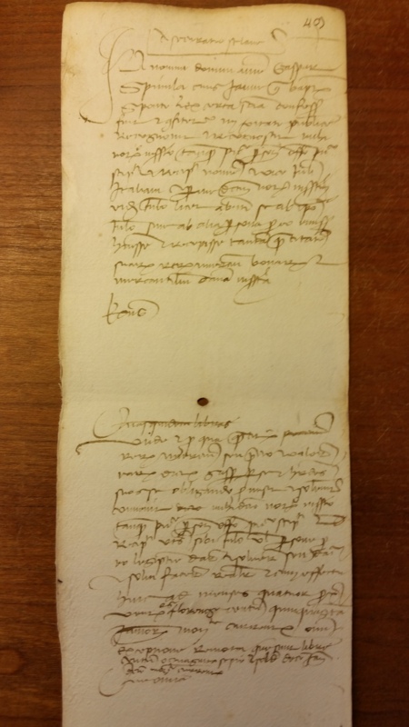 Notai antichi 891, nr. 407, col. 1