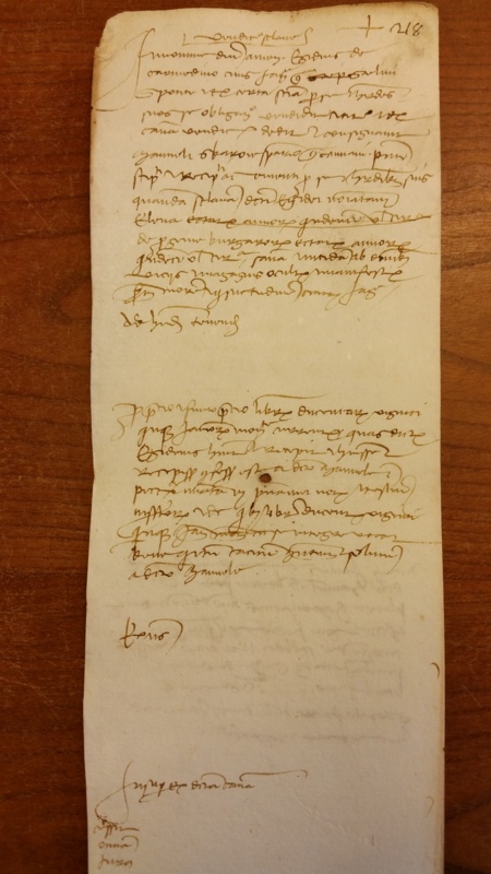 Notai antichi 894, I, nr. 218, col. 1