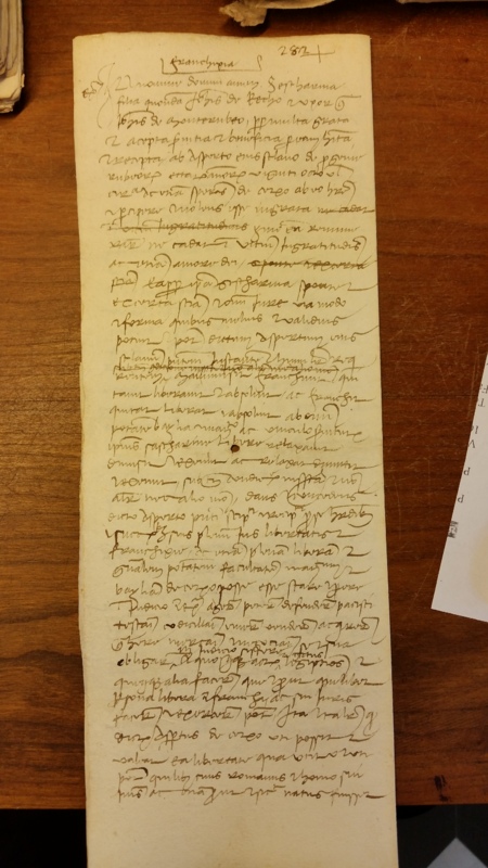 Notai antichi 889, II, nr. 282, col. 1