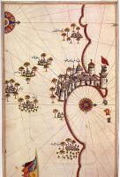 Historic Map of Tripoli by Piri Reis (1500)