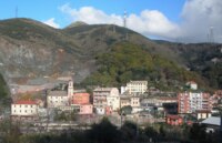 Quarter of Borzoli, the church of St. Stefano and the railway station