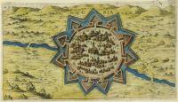 Map of Nicosia in Cyprus (1597)