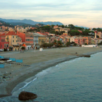 Celle Ligure, view from the shorline