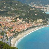 Noli and Spotorno: View from the hills of Capo Noli