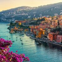 Nice, France, view of coastline