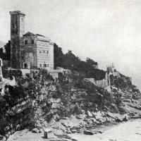 The church of Santi Nazario e Celso before demolition for the construction of Corso Italia in Albaro