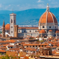 Florence, skyline with Duomo