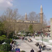 The Grand Mosque and Orhan Gazi Square in Bursa